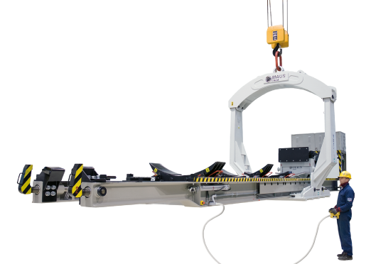 Aerial tube bundle extractors Mef express Maus Italia