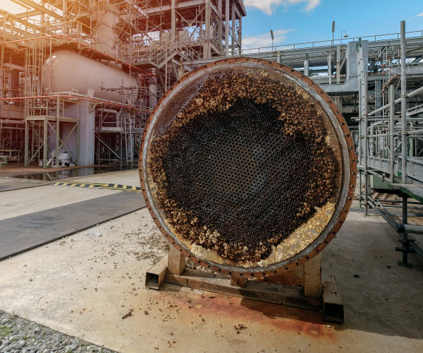 Tube bundle cleaning