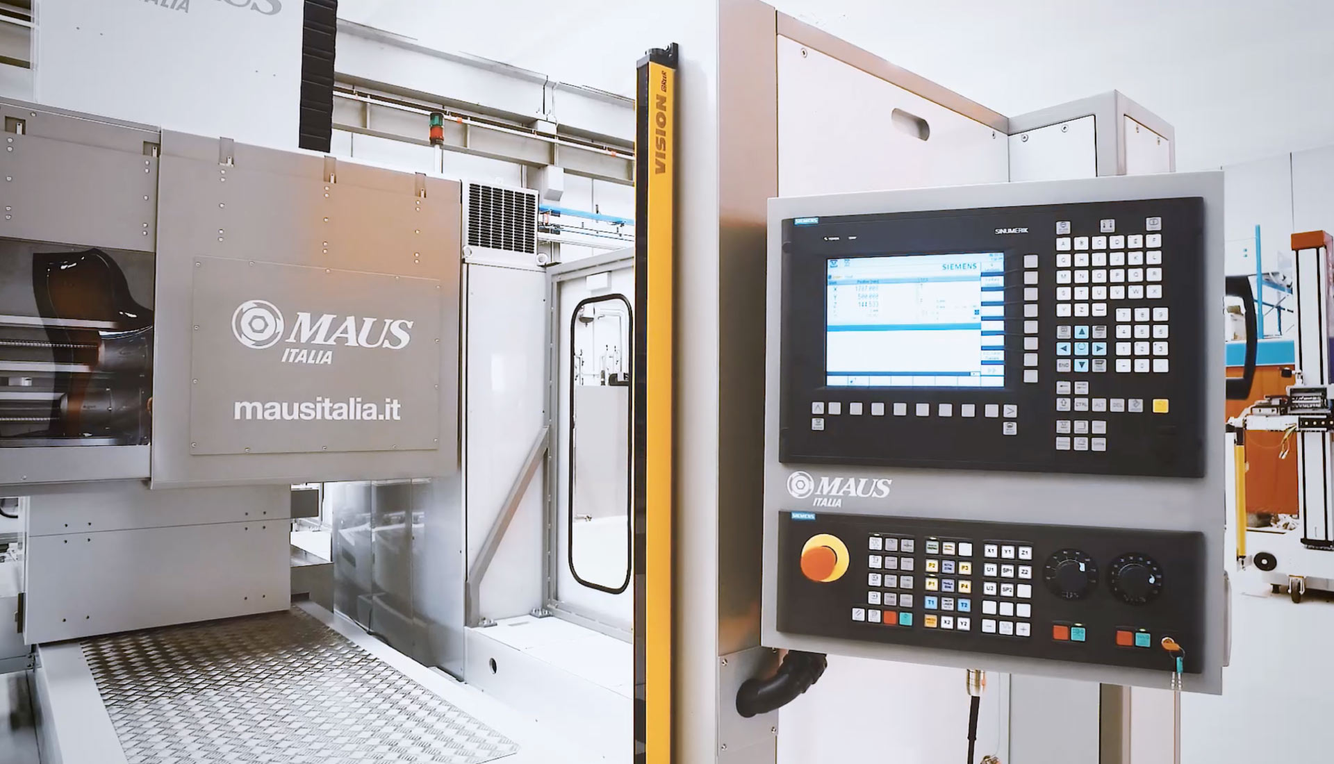 MA 500 - Fixed-based single-axis CNC work centre for serial production rolling and end facing of tube bundle tubes - Maus Italia
