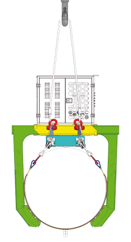 Tube bundle lifting machine BundleTutor 1500 Maus Italia