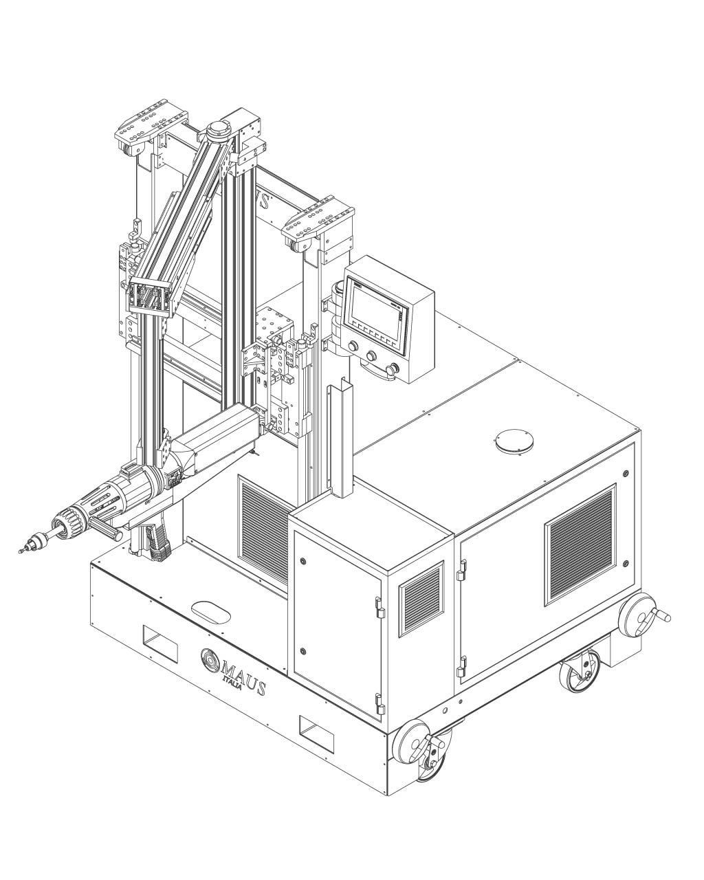 Quadrol MRP-EH - Parallel rolls tube rolling - Maus Italia