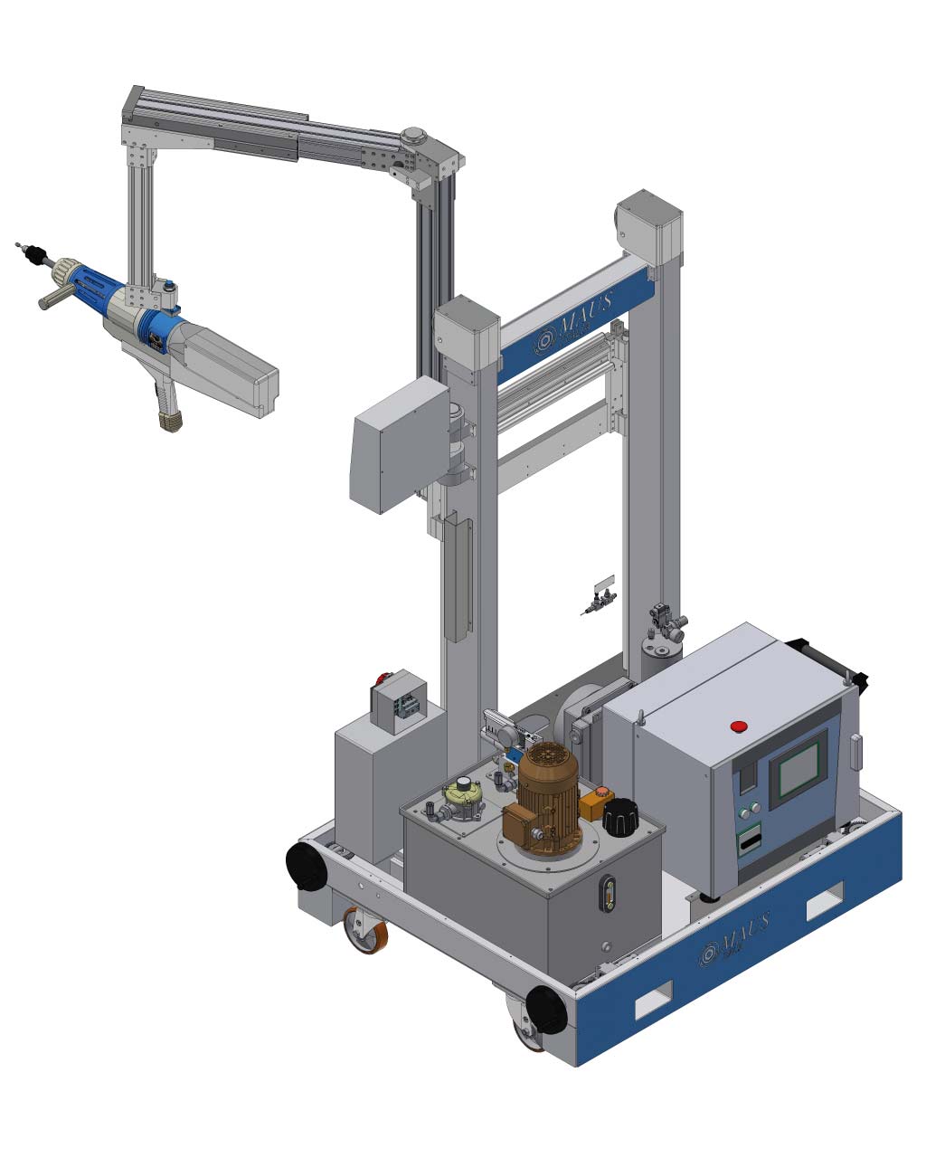 Quadrol MRP-EH - Parallel rolls tube rolling - Maus Italia