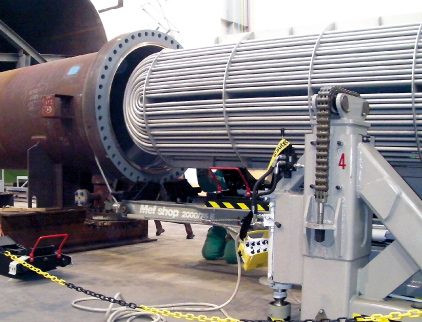 Tube bundle insertion Maus Italia