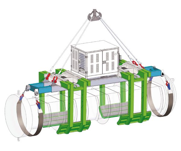Tube bundle lifting machine BundleTutor 1500 Maus Italia